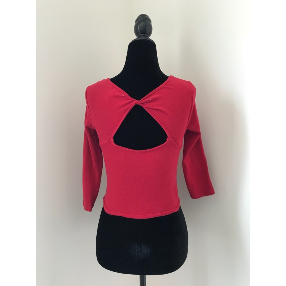 Red Crop Top - Picture 2 of 3